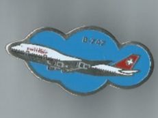 Placchette & Badge: Swissair B-747, Pin – Usato da Zürich venduto da t24_de