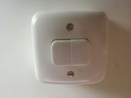 Schalter AP Sch 1 weiss