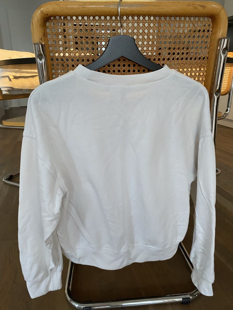 H&M Maglioni & Felpe: Weisser H&M Sweatshirt Gr. S Damen – Usato da Langenthal venduto da vik_v5ml 1