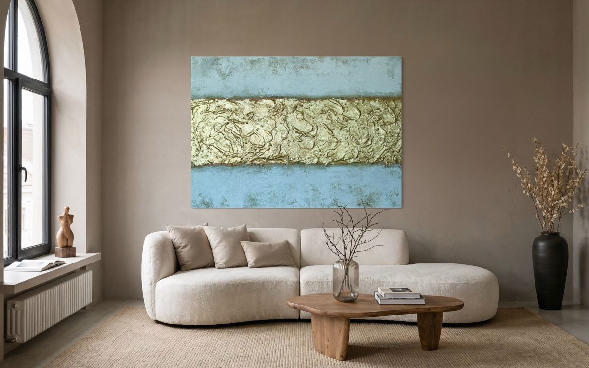 Dipinti: „Gold Reflection" #8 – Nuovo e nell'imballaggio originale da Uznach venduto da Spillmannkunst43 1