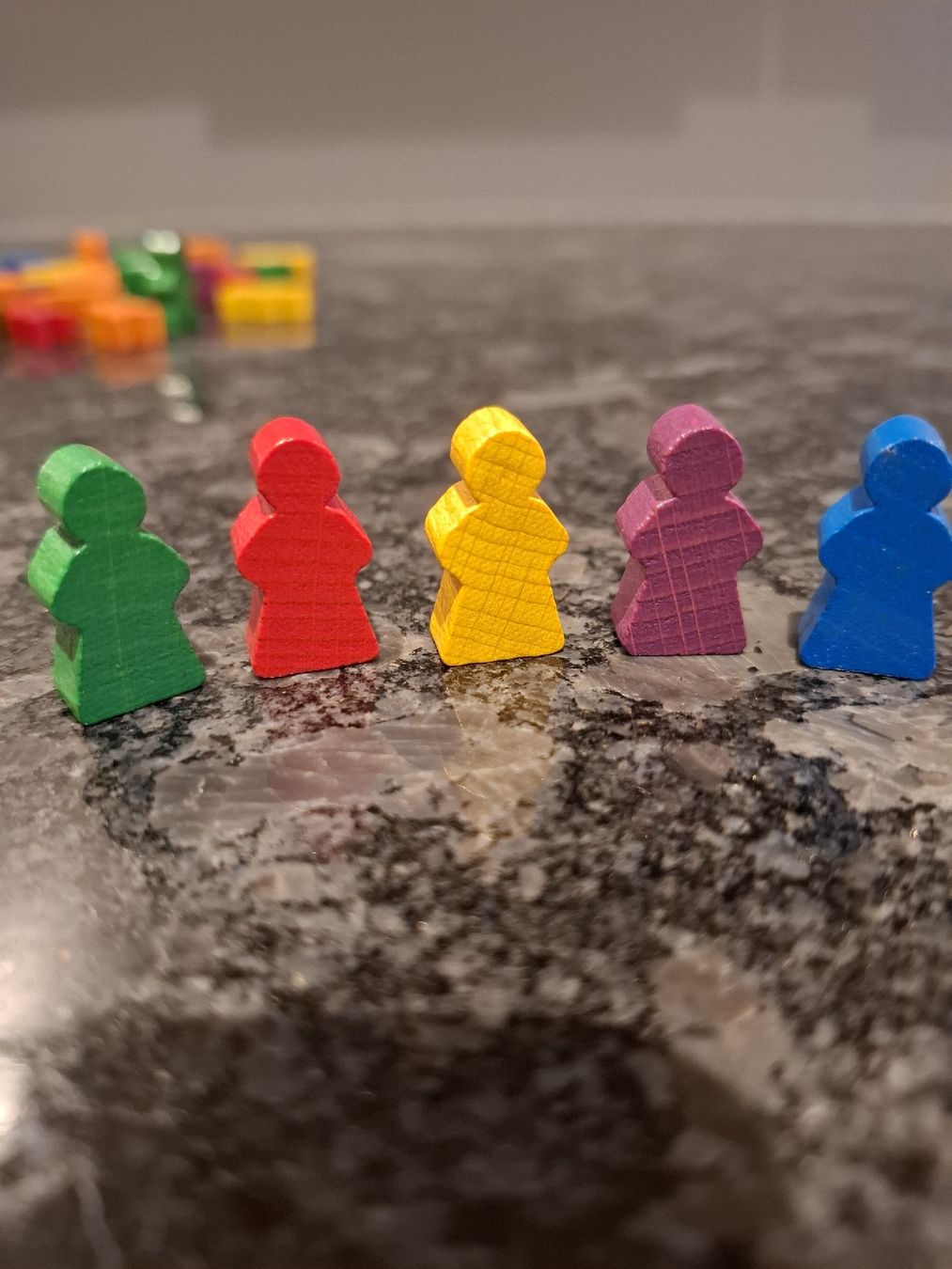 Spiele: Pions de jeu en bois colorés – Neu (gemäss Beschreibung) aus Neuchâtel von FloKo88 2