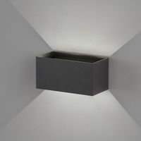 LED Aussen Wandleuchte, 20 cm x 10 cm