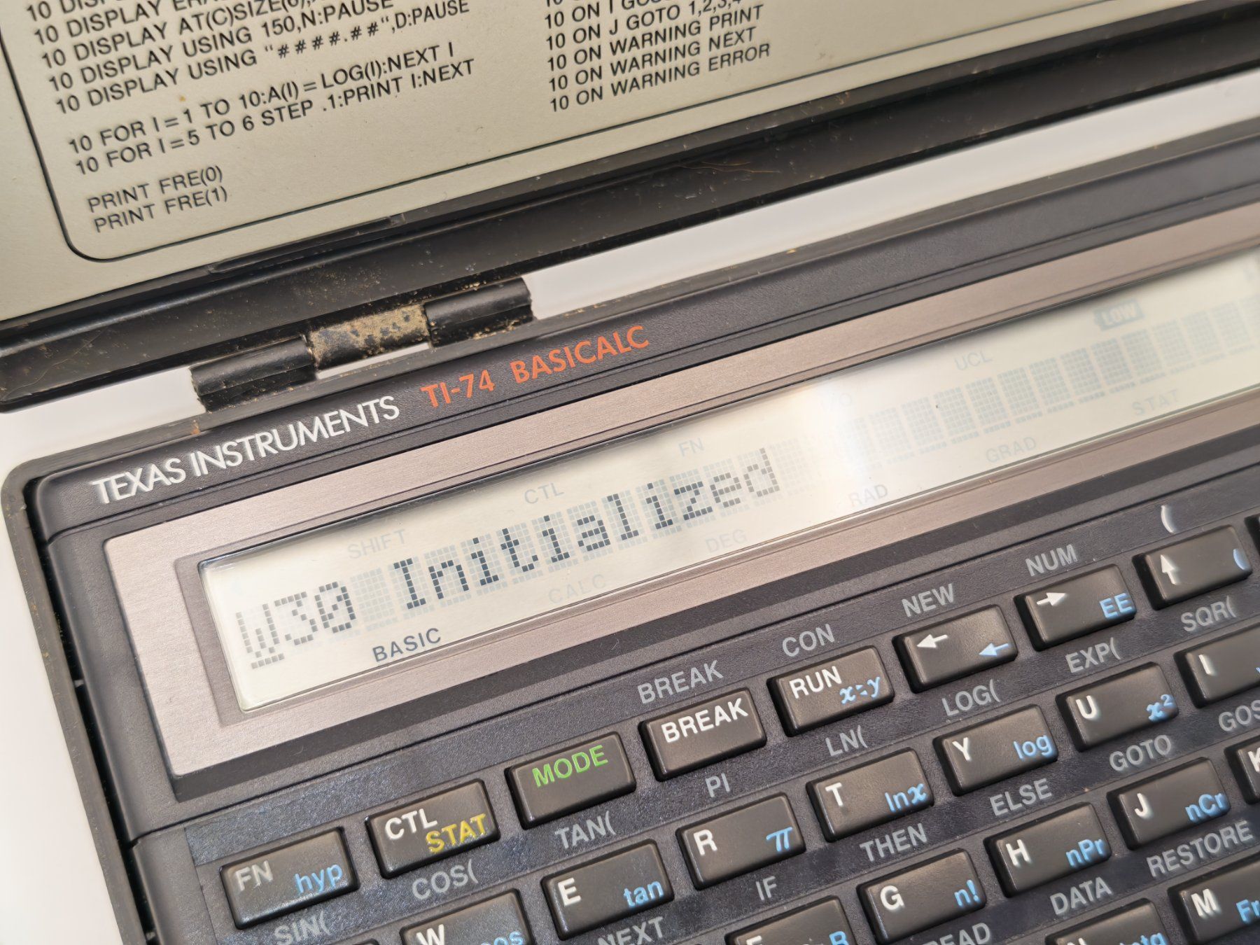 Texas Instruments Calcolatrici tascabili: Taschenrechner Texas Instruments TI-74 BASIC – Usato da Thun venduto da Kankii 4
