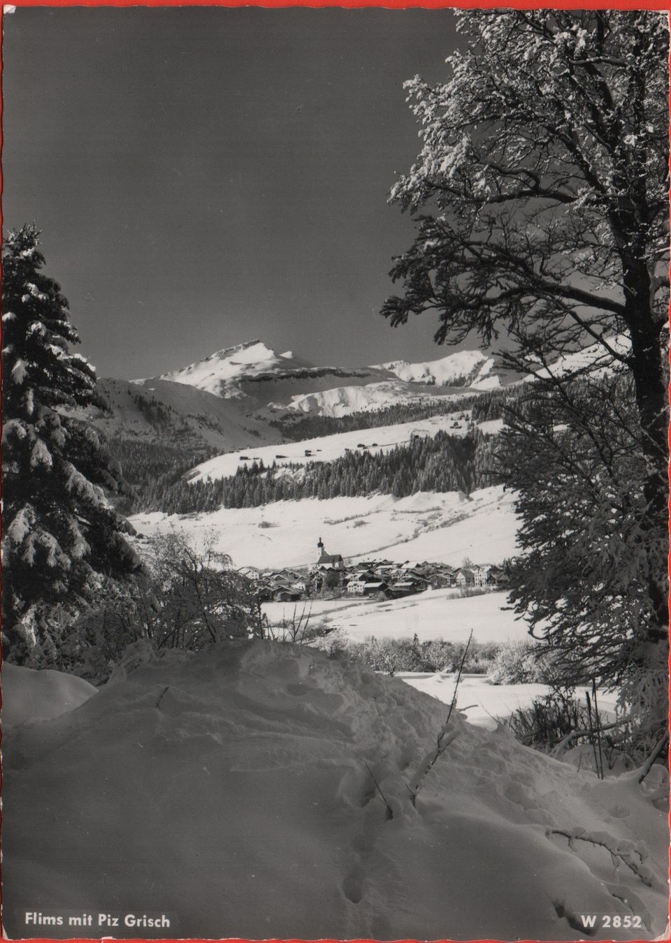 Cartoline postali: FLIMS mit Piz Grisch – Usato da Jona venduto da philajona
