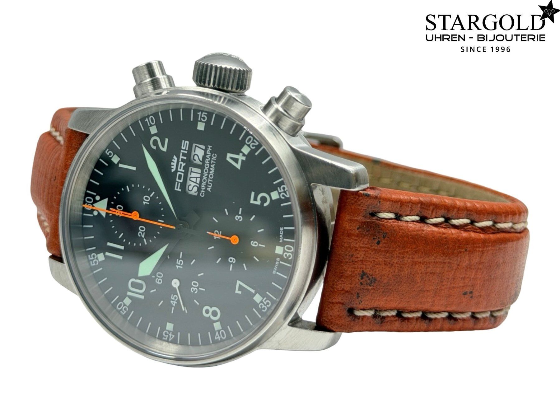 Fortis Orologi: Fortis Flieger Chronograph - 597.10.141 – Usato da Zürich venduto da Stargold-Uhren 2
