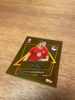 SRB SP Dušan Vlahović Gold (Topps Euro 2024 Sticker)