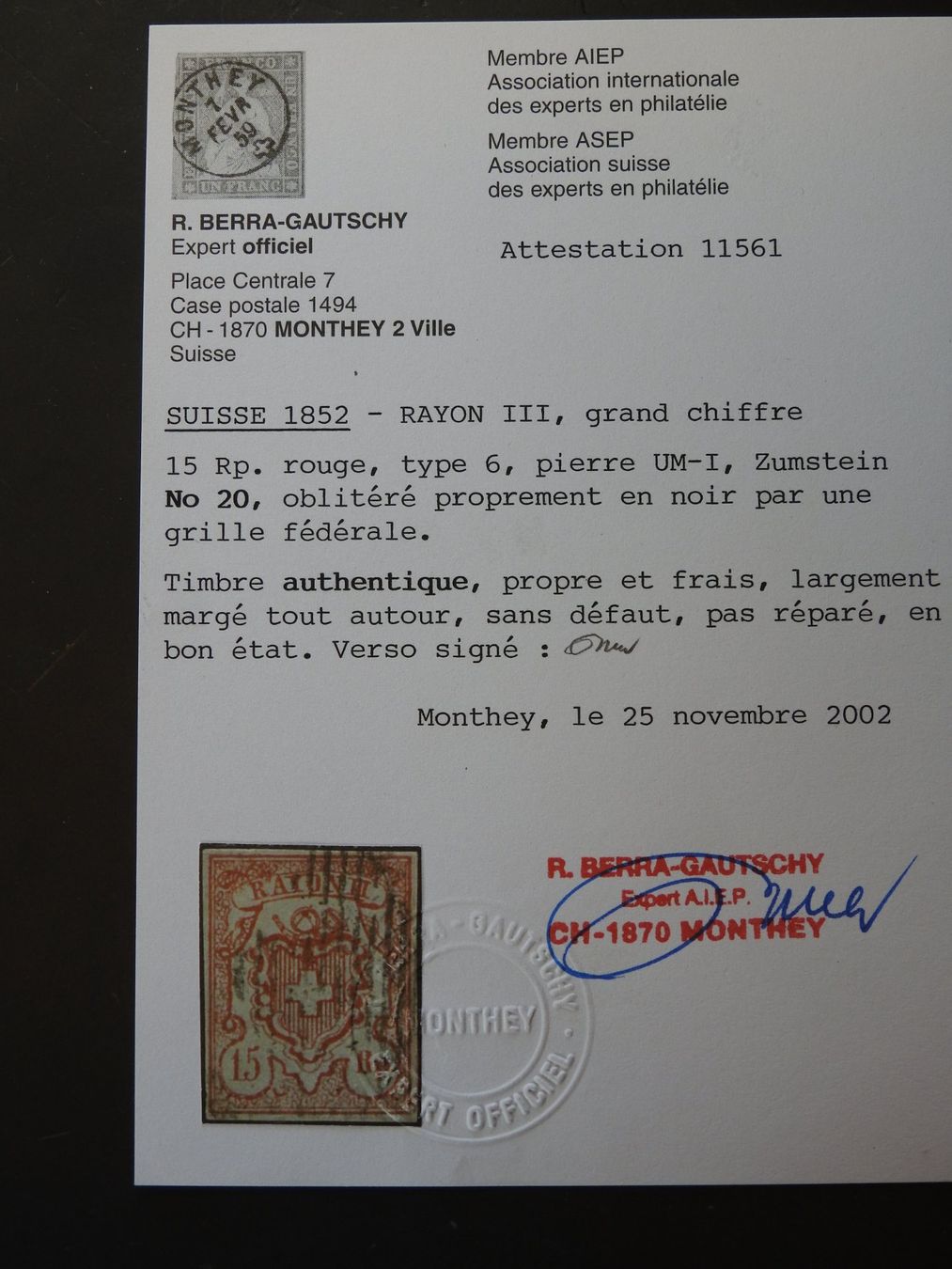 Tutti i francobolli: Rayon III, Type 6,  breitrandig, TOP – Usato da Rain venduto da Sterne13 2