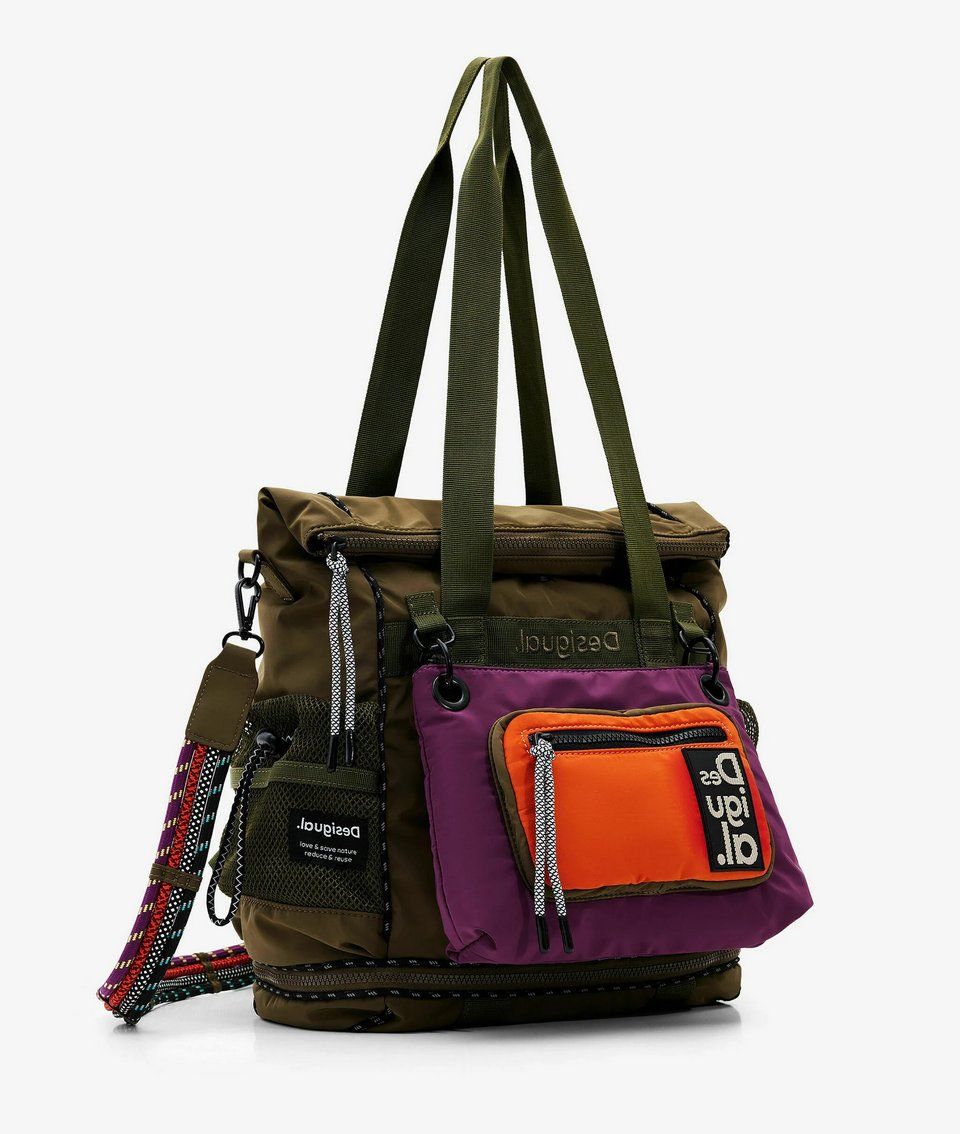 Desigual Rucksäcke: Desigual MULTI-POSITION - Tagesrucksack - khaki – Neu und originalverpackt aus Zürich von LosChaposHerbivores