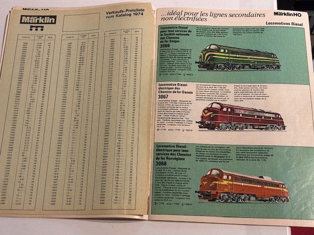 Märklin Documents: 5 CATALOGUES MÄRKLIN, FLEICHMANN ET MINITRIX – D'occasion à Grand-Lancy par Kimplay 4