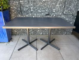 Schaffner - Klapptisch 140/210x80cm, Fiberglas, verlängerbar
