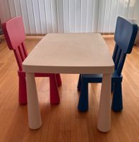 Kindertisch und 2 Kinderstühle (MAMMUT)