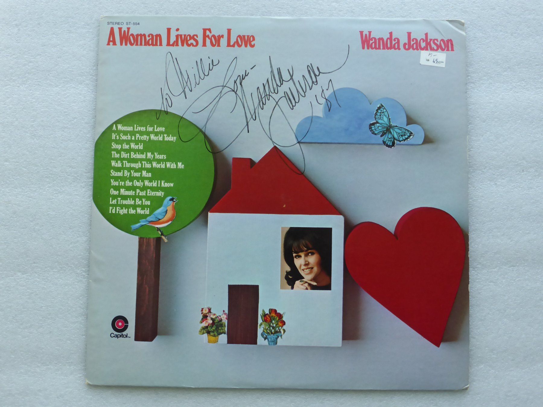 Dischi in vinile: VINYL  LP   WANDA JACKSON mit ORIGINAL UNTERSCHRIFT – Usato da Küssnacht am Rigi venduto da Sunnestrahl