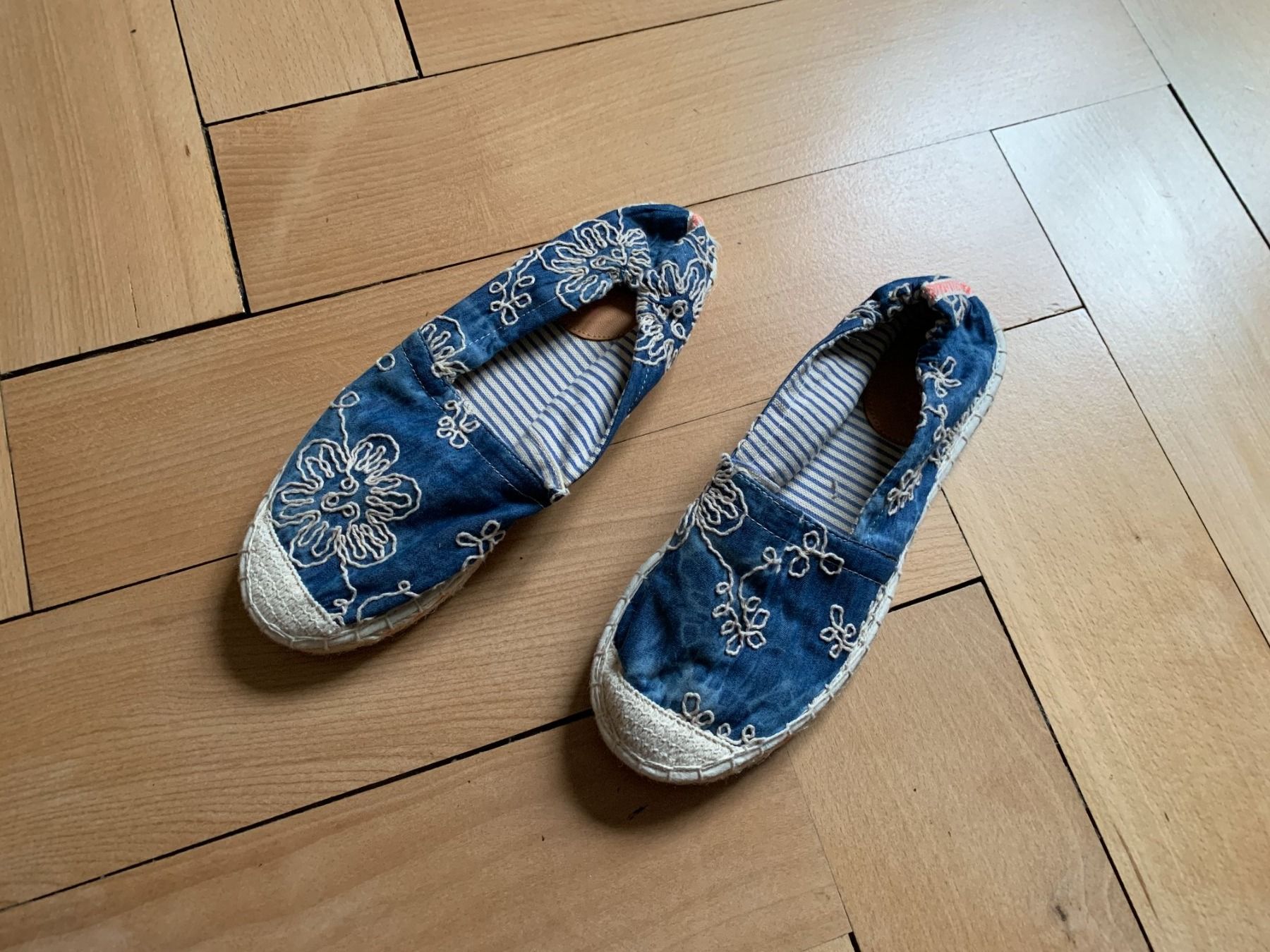 Damenschuhe: LIMELIGHT - Boho Espardilles blau 39 – Gebraucht aus Zürich von Diazaio