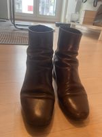 Sandro ankle boots size 39 burgundy