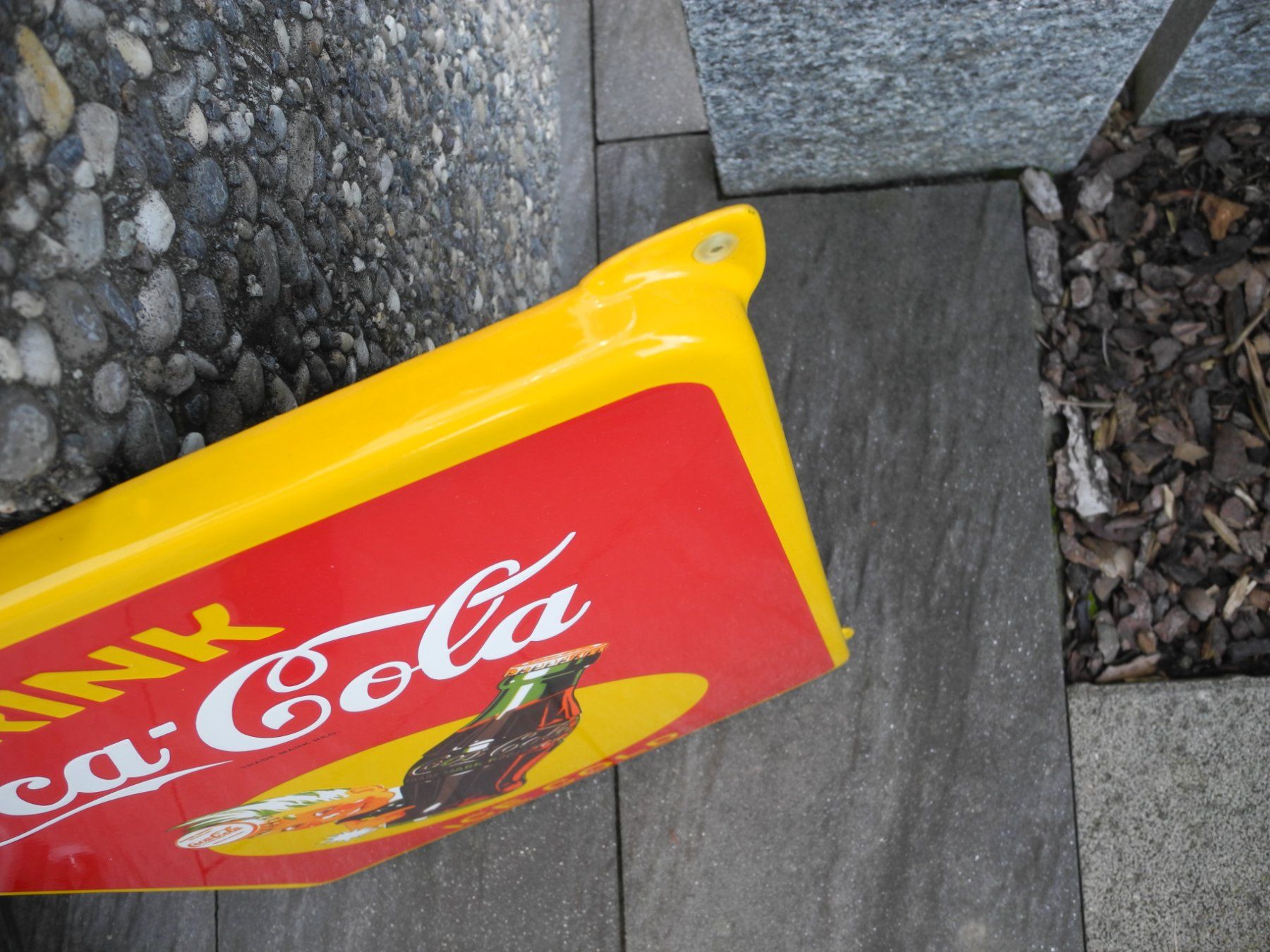 Coca-Cola Insegne: GROSSES COCA COLA EMAILSCHILD – Usato da Reinach AG venduto da Huckleberrysix 2