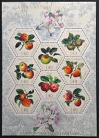 Bogen Alte Obstsorten - Apfel postfrisch 2015