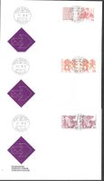 3 FDC 595H6/596H8/598H8 Markenheft ET Vollstempel 5.1.1979