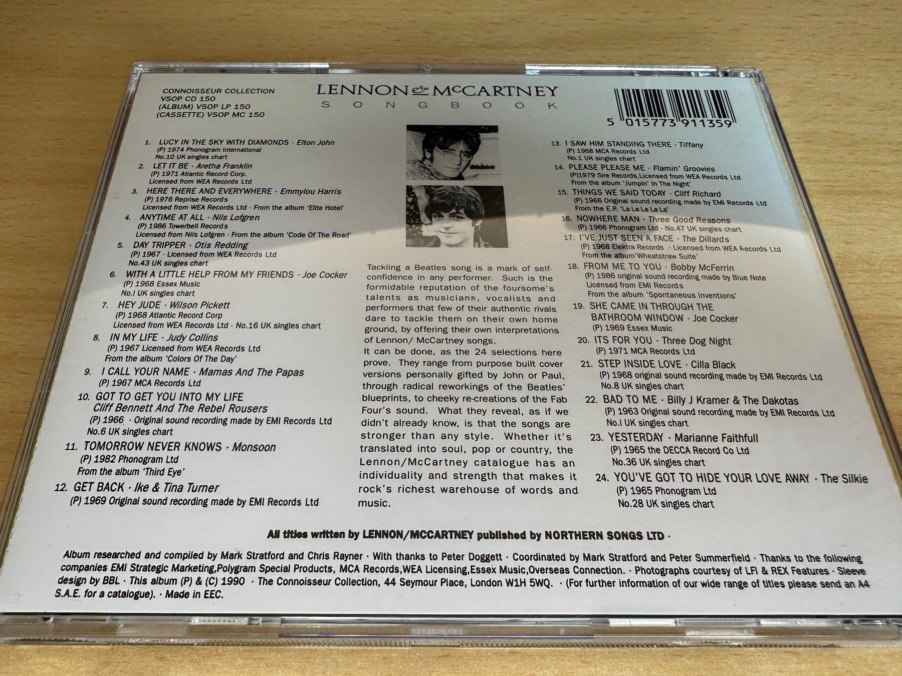 CD: Various – Lennon & McCartney Songbook – Usato da Rikon im Tösstal venduto da Alpenmutz 1