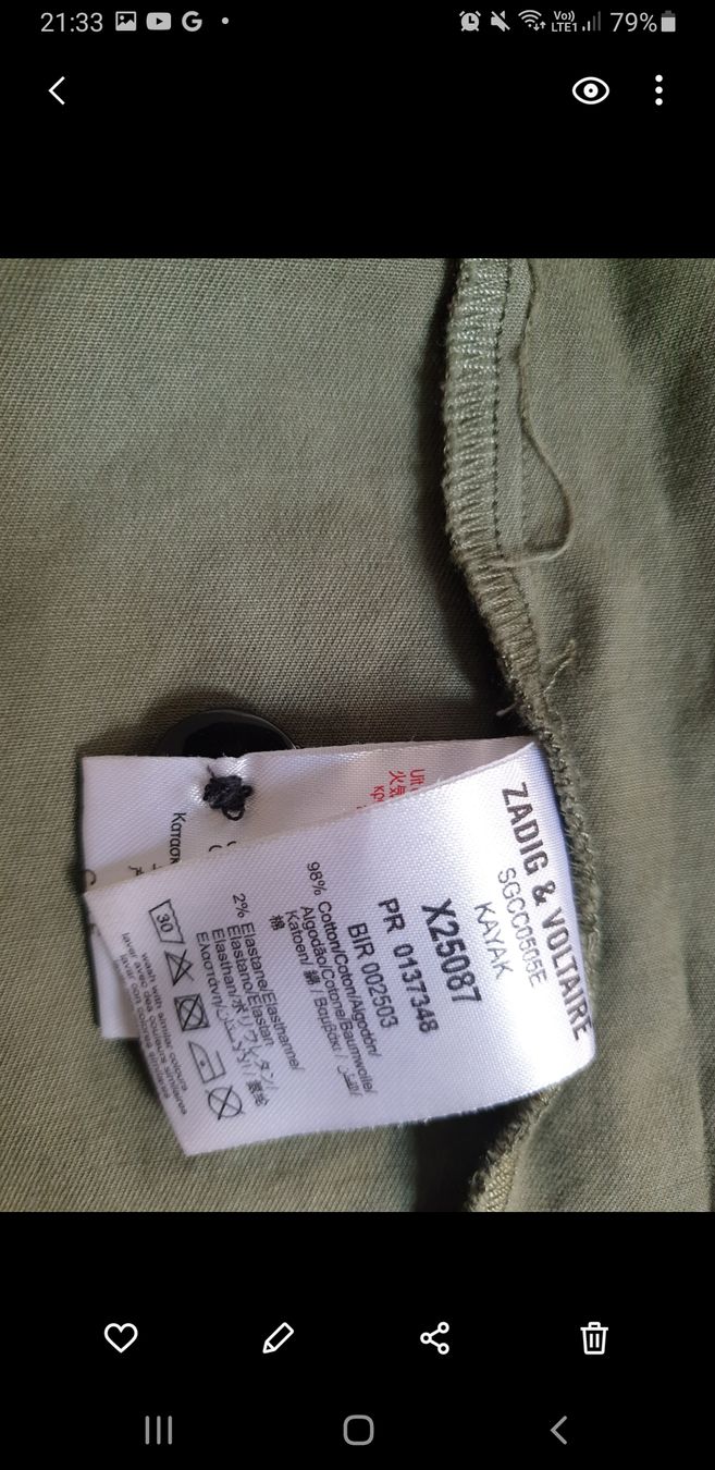 Camicie, T-shirt & Polo: Hemd Zadig & Voltaire 138cm – Nuovo (secondo la descrizione) da Zürich venduto da yoarg 2