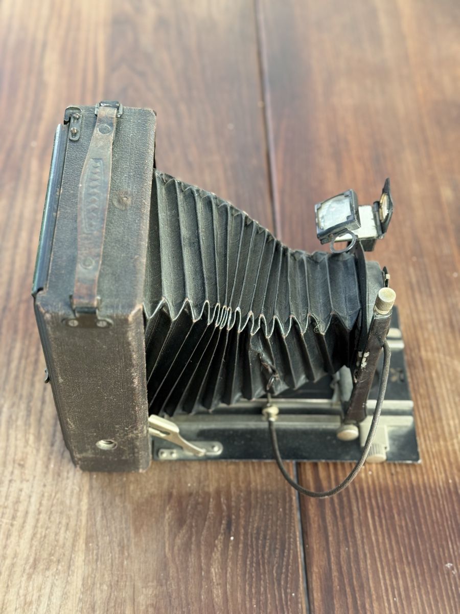 Appareil photo: Antique Folding Plate Camera with Singlo Shutter – D'occasion à Commugny par semamonfrinoli 1