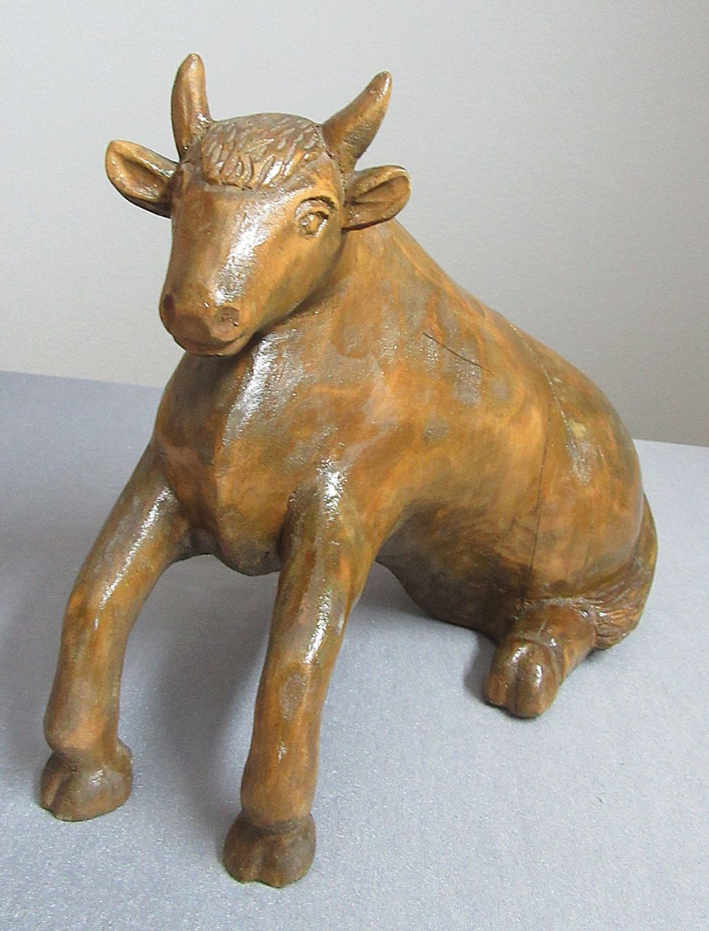 Statuette: Holzfigur Kuh - geschnitzte Kuh - ab CHF 14.00 – Usato da Auenstein venduto da Padabimbim 1