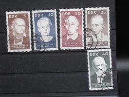 DDR 1967 Berühmte Persönlichkeiten I gest