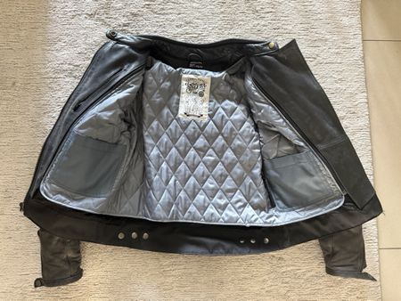 Blouson en cuir segura doublé taille T1/S 