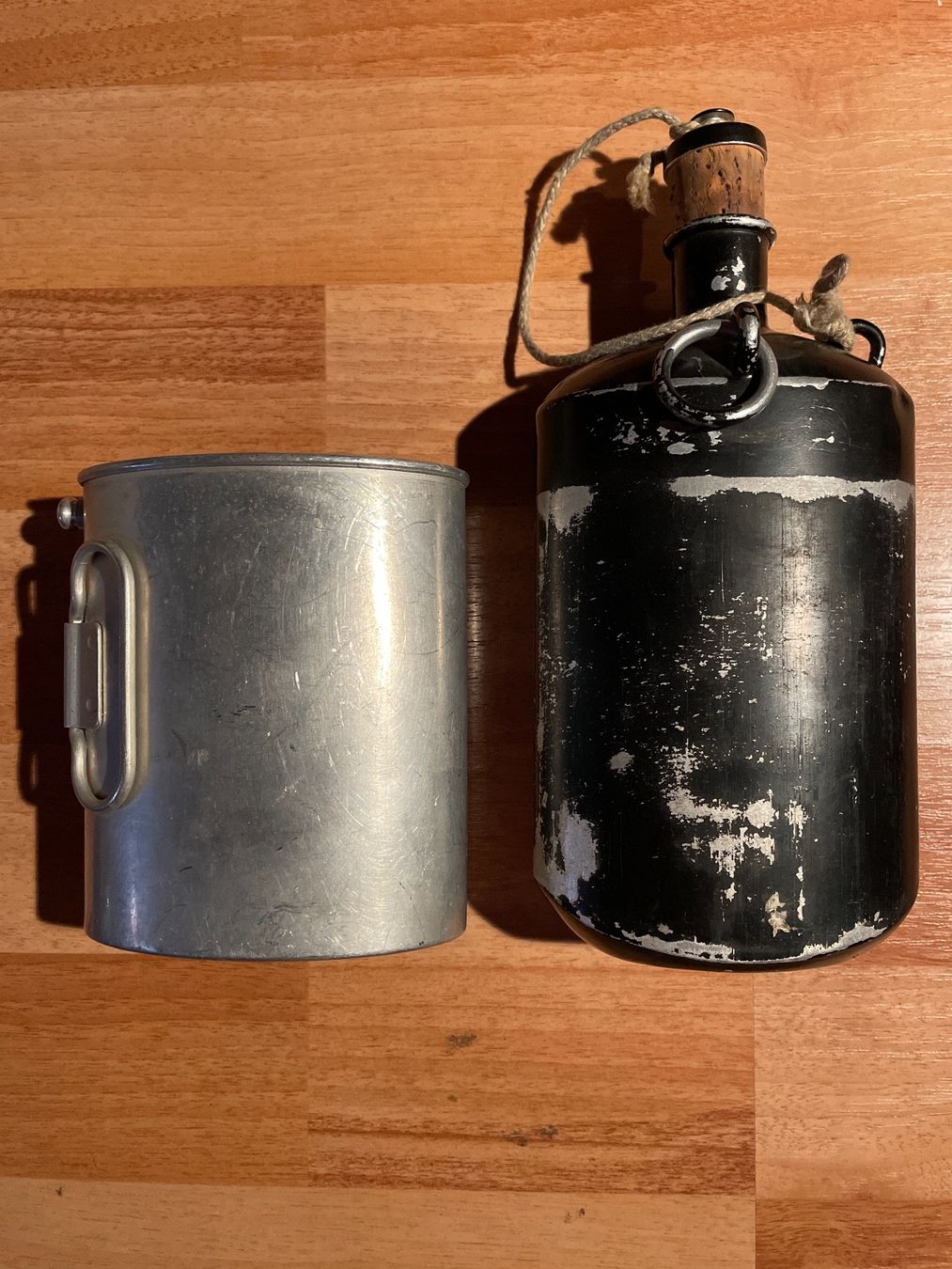 Schweizer Armee Attrezzatura & Pezzi di ricambio: Alte Militär Feldflasche #6 – Usato da Grub AR venduto da sam_rq67 1