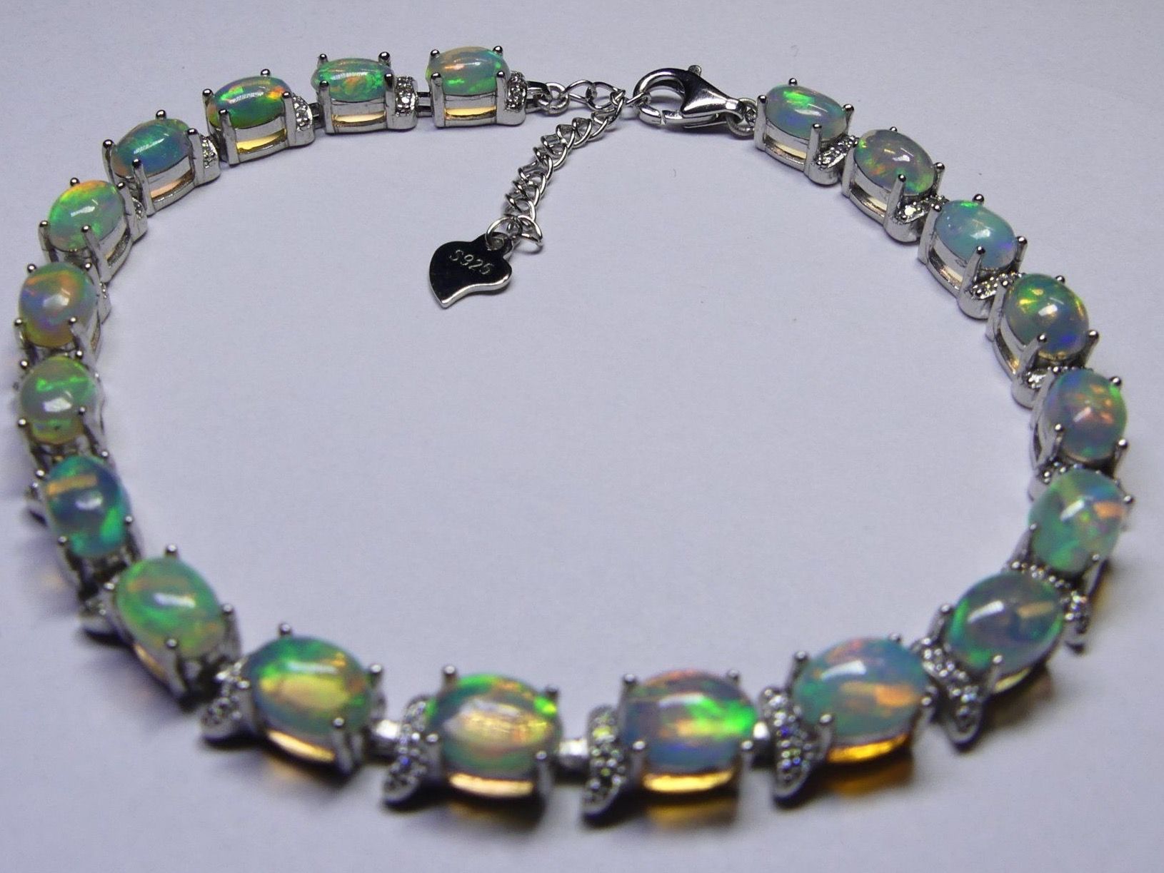 Armbänder & -reifen: Armband Silber 925 mit Kristall Opalen – Neu und originalverpackt aus Matten b. Interlaken von kero71 2