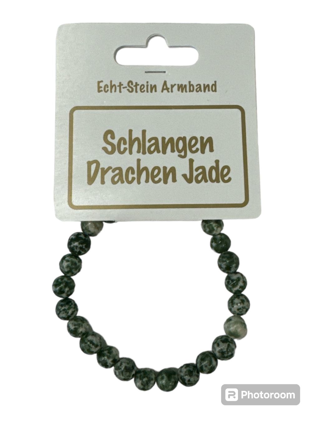 Bracciali & Braccialetti: Echtstein Chakra Armband 8mm / Schlangen Drachen Jade – Nuovo e nell'imballaggio originale da Oensingen venduto da Liquidations-Shop
