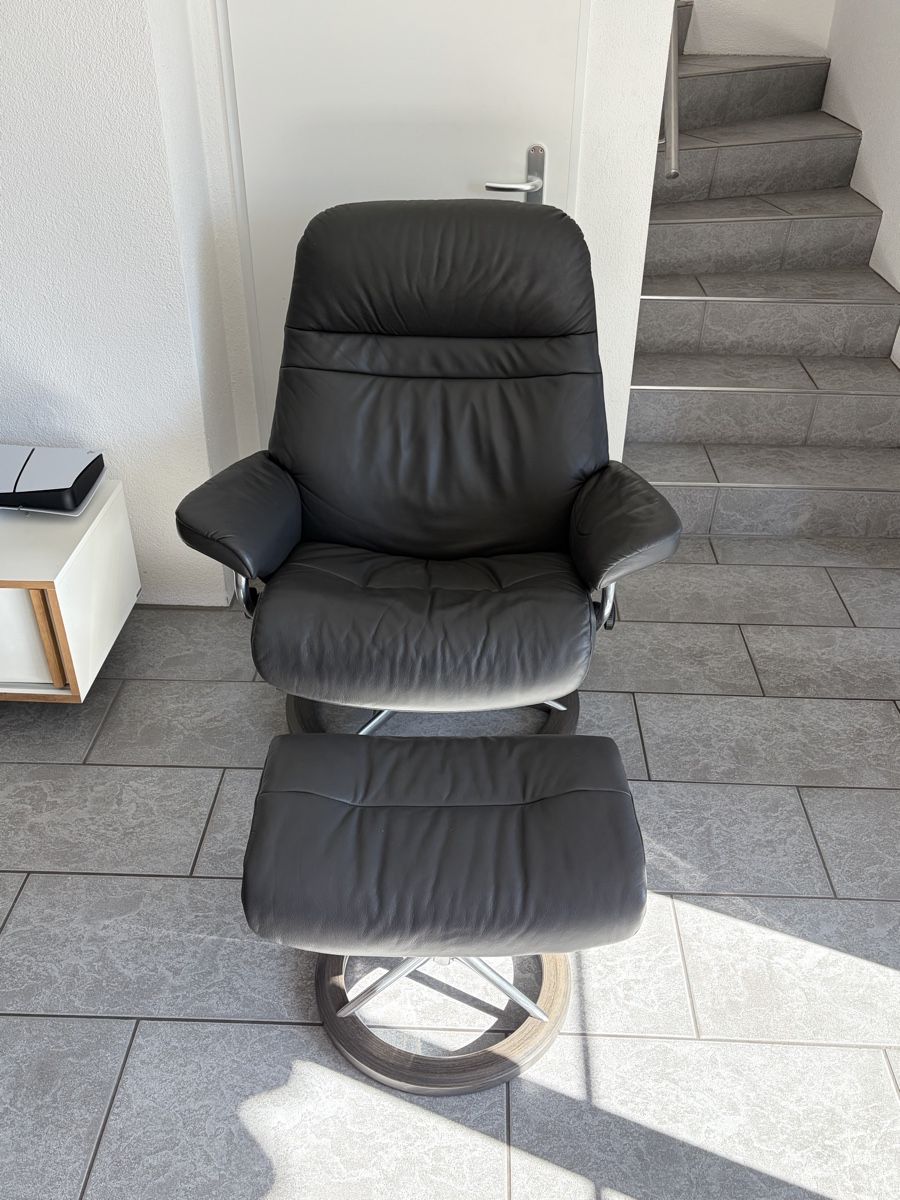 Stressless Poltrone: Stressless Sessel mit Hocker Ledersessel – Usato da Freienstein venduto da Zippi007 5