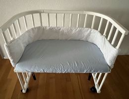 Babybay Beistellbett + Träumeland Matratze + 5 Fixleintücher