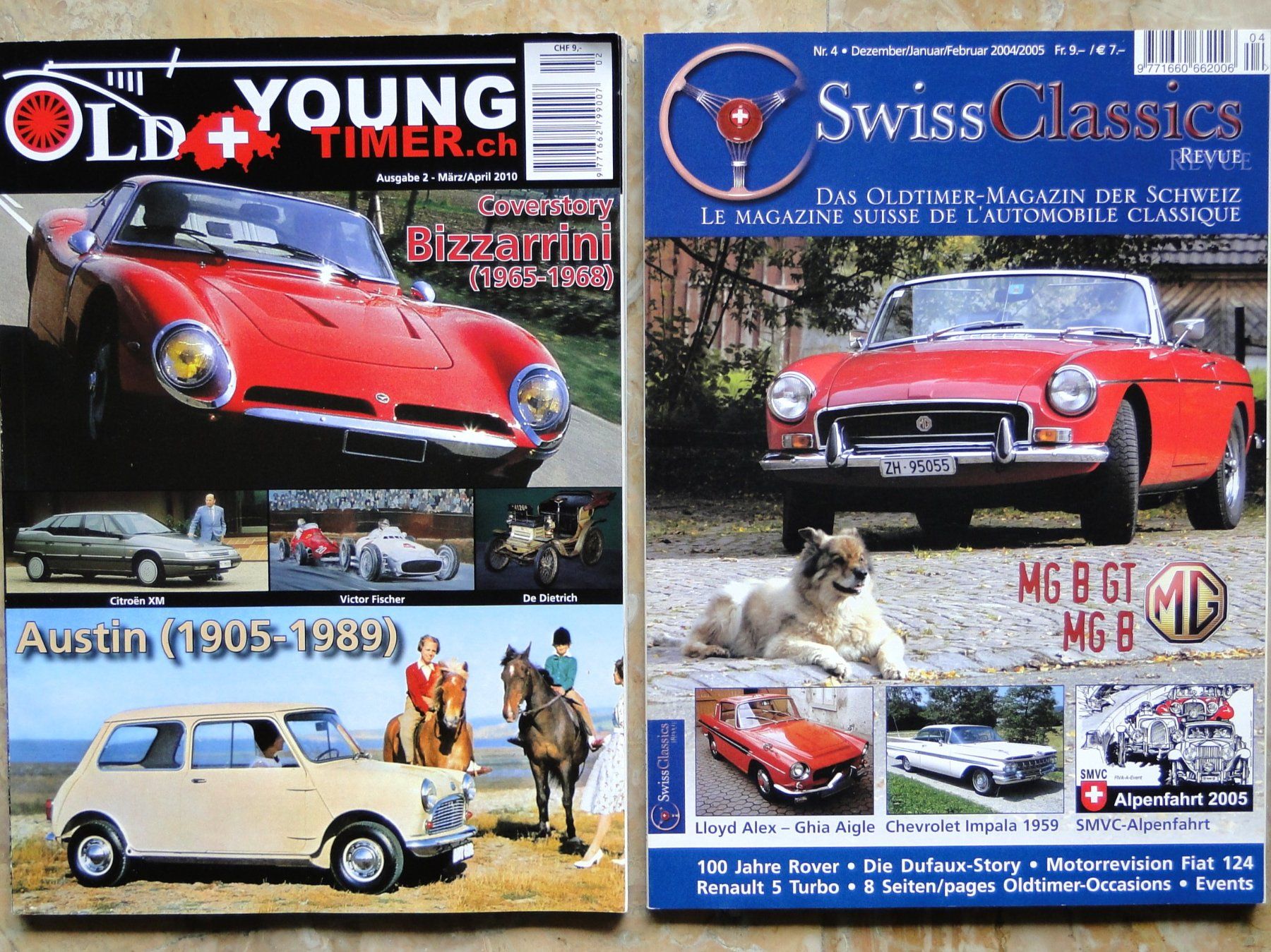 Riviste & Magazine: Magazine Oldtimer CH u. Programmhefte Memorial 2003-2012 – Usato da Killwangen venduto da cyrano56 1