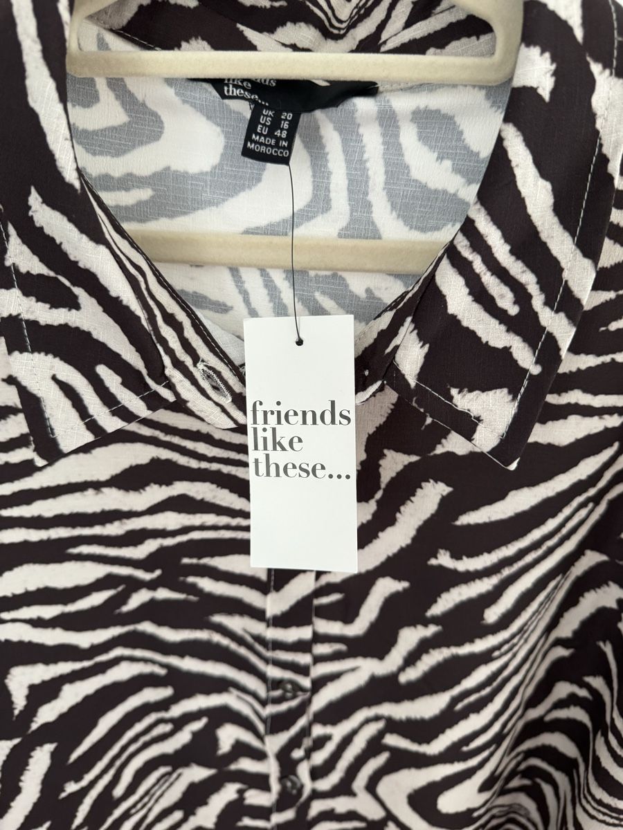 Blusen: Friends Like These Zebra Hemd Bluse – Neu und originalverpackt aus Zürich von di_archive 3