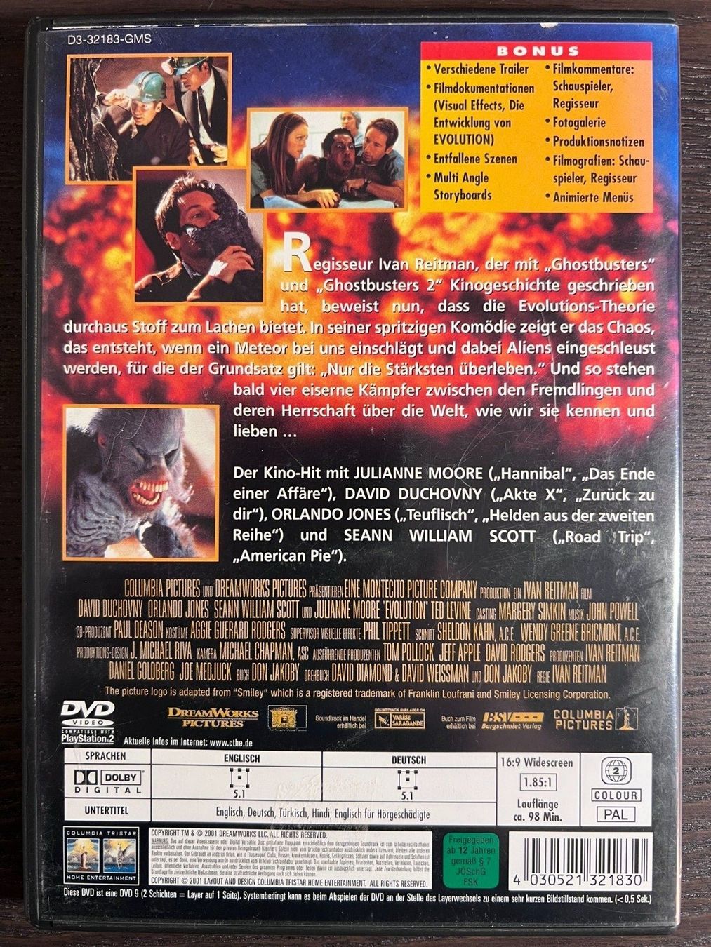 Tutti i DVDs: Evolution – Usato da Zürich venduto da FilmFreunde 1