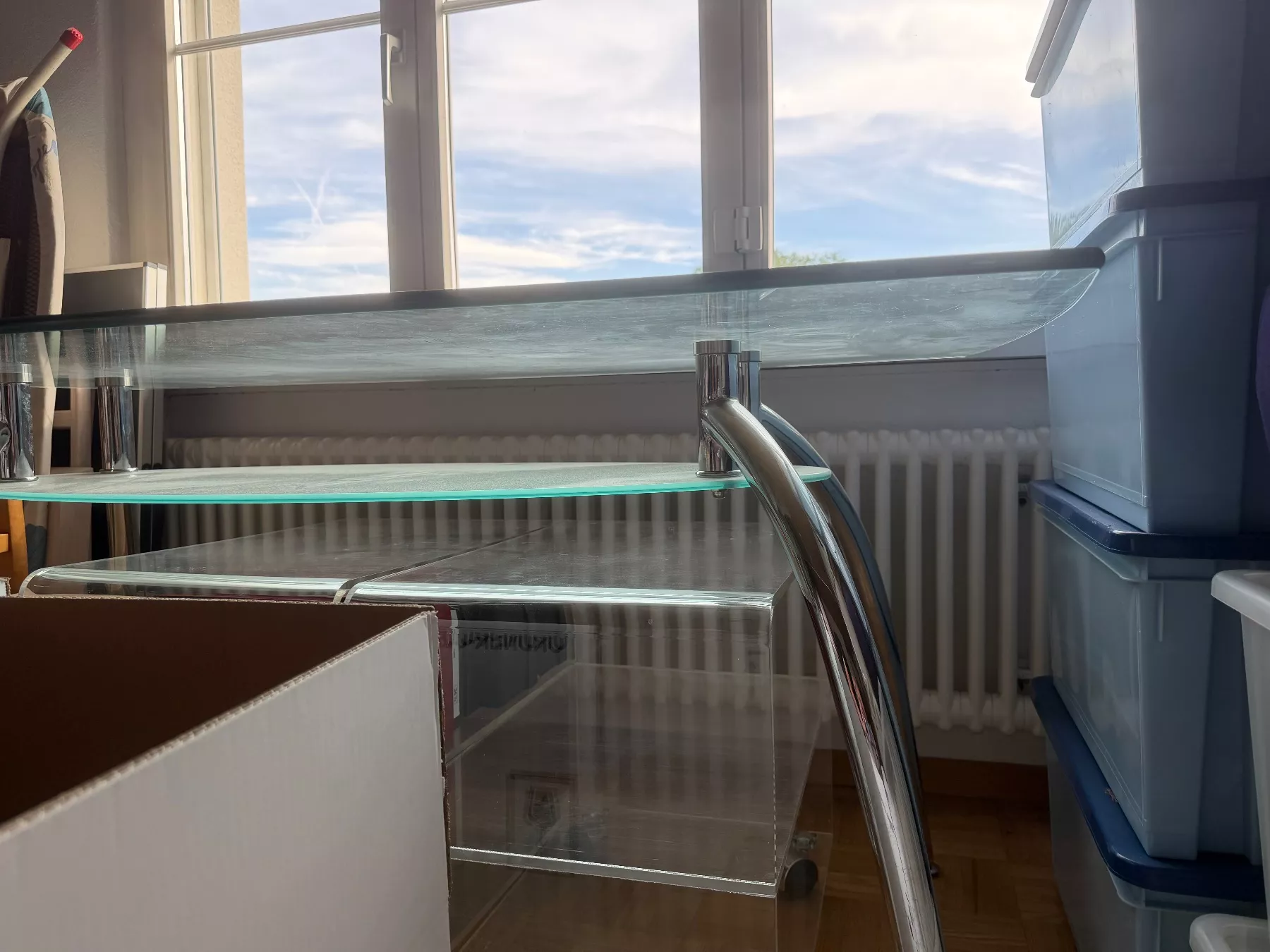 Tavoli: Glastisch mit Dekomöglichkeit – Usato da Grosswangen venduto da Swisslue 4