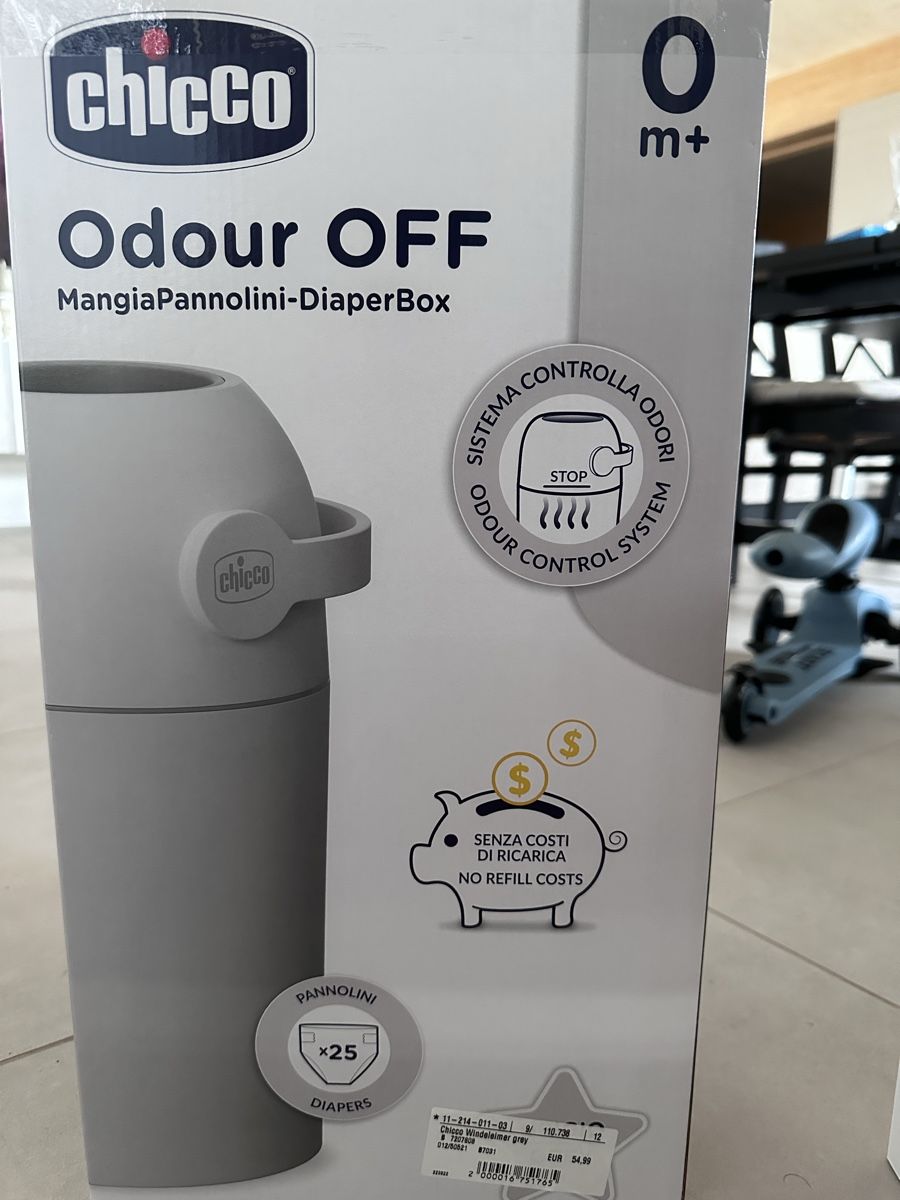 Altro per la casa: Chicco Odour OFF Windeleimer MangiaPannolini grau – Nuovo (secondo la descrizione) da Cham venduto da ale_6kyd 1