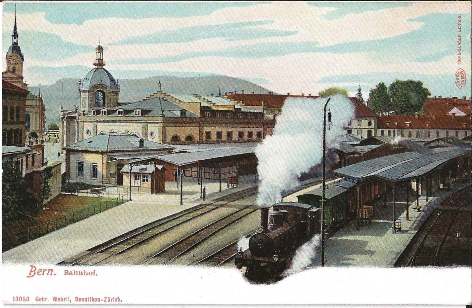 Cartoline postali: Karte Bern ( Alter Bahnhof) – Usato da Zürich venduto da Philacat11
