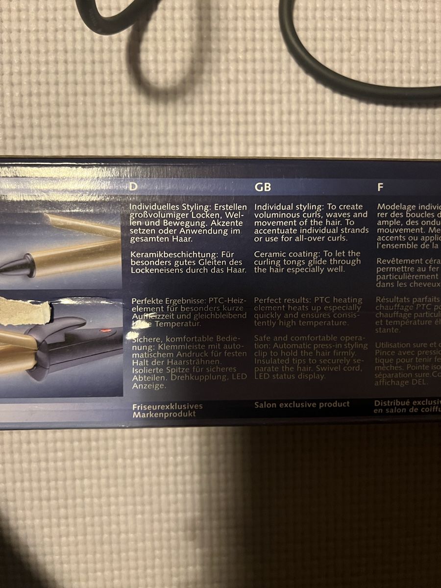Piastre & Arricciacapelli: Wella Pro Curl 30mm Curling Iron – Usato da Dübendorf venduto da val_9tf6 2