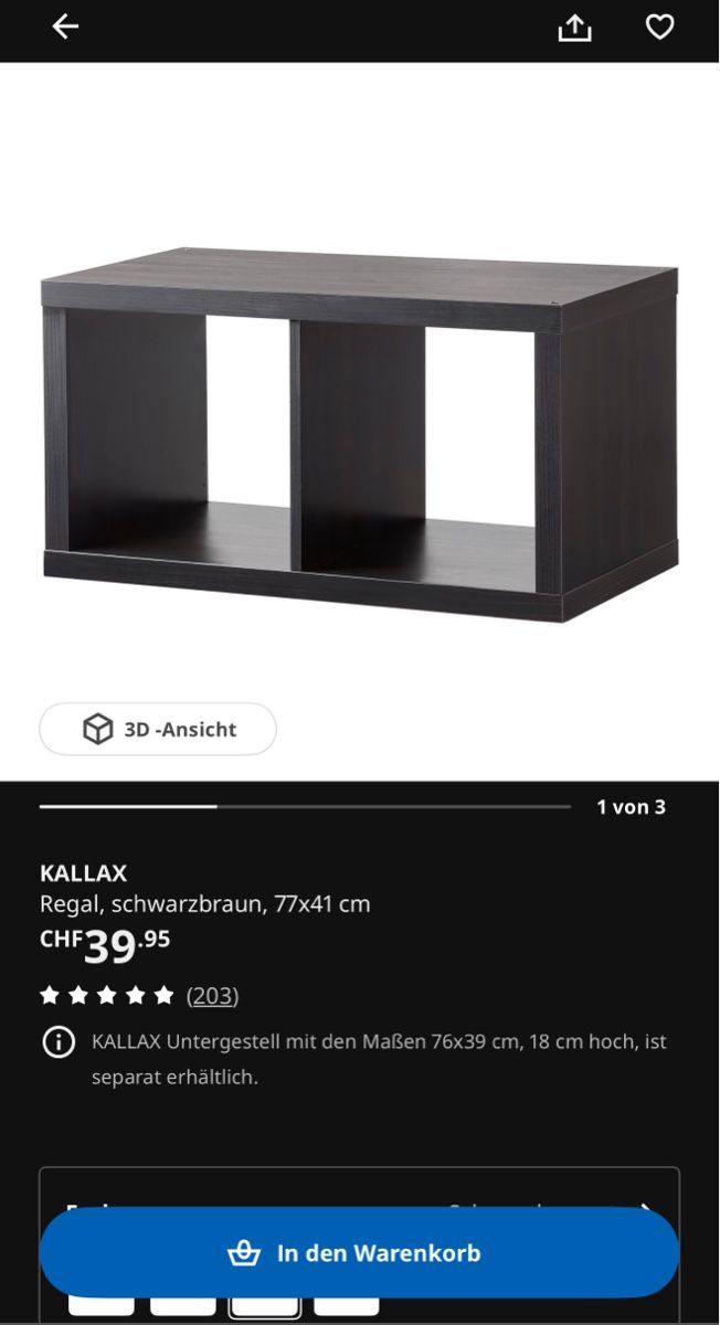 Ikea Étagères: IKEA Kallax – Neuf (Voir description) à Grellingen par chr_x77k 3