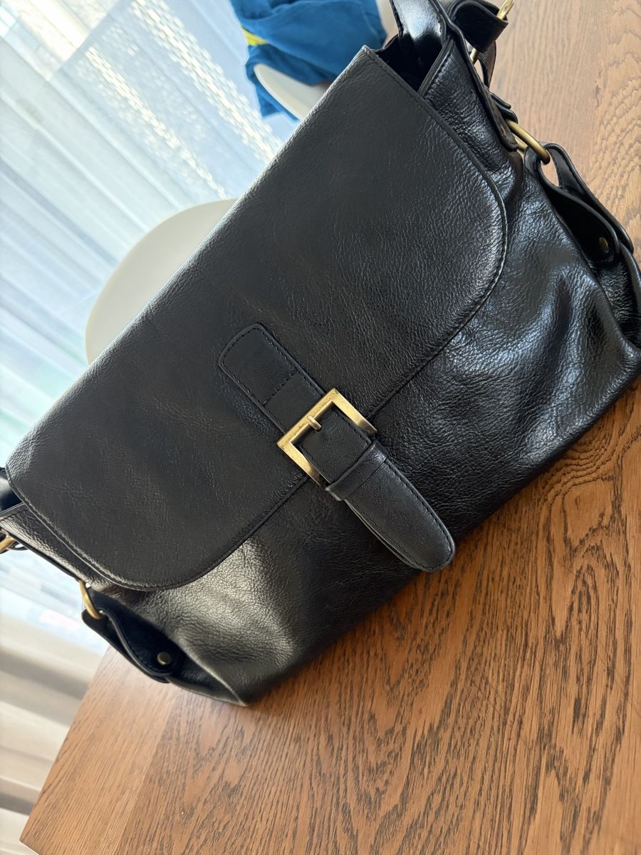 Vera Pelle Borse da donna: Schwarze Ledertasche, top Zustand – Nuovo (secondo la descrizione) da Arbon venduto da jet_w678