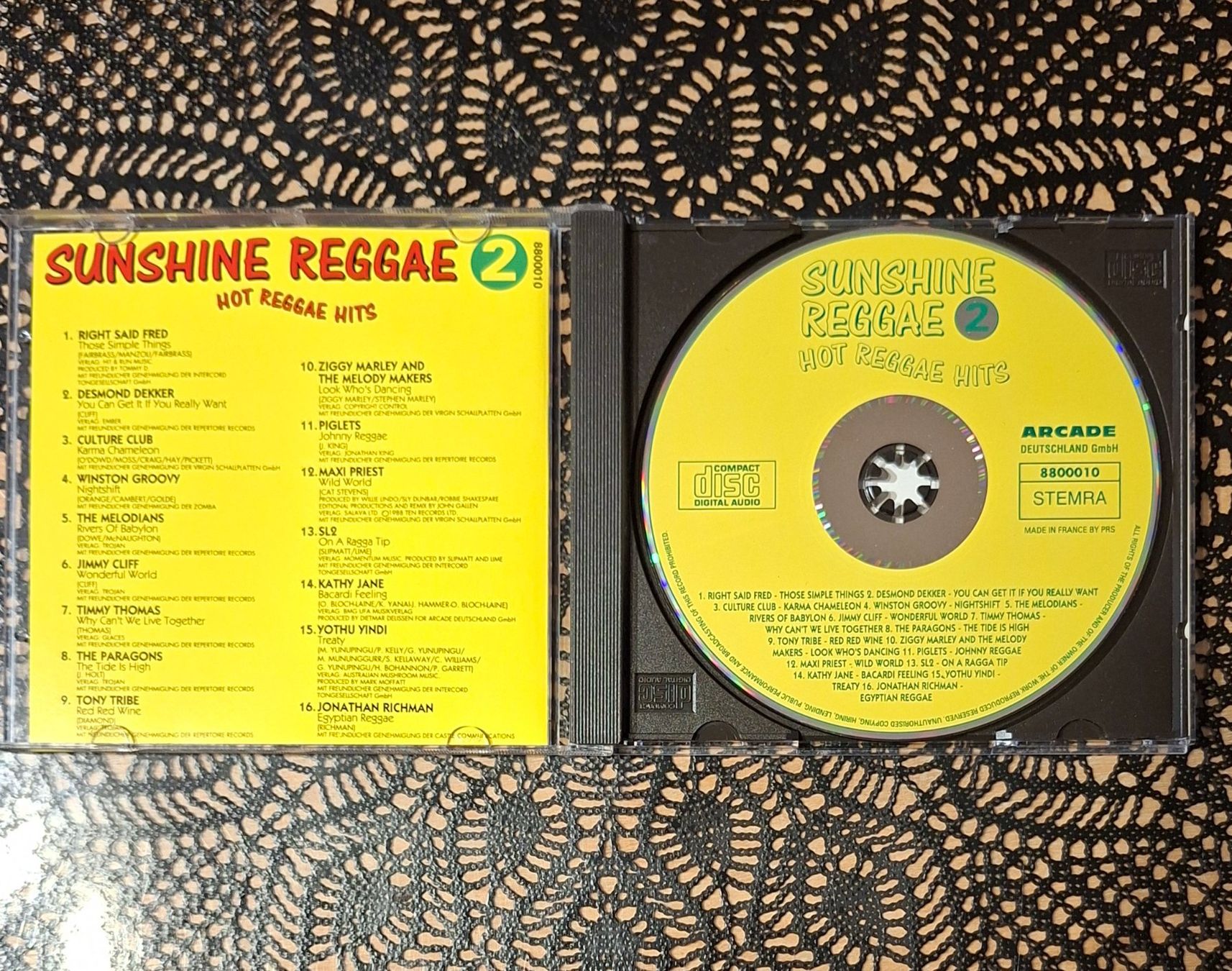 CD: Sunshine Reggae Vol.2 -  Hot Reggae Hits, Compilation 1992 – Usato da Schönenberg TG venduto da Gregolino76 2
