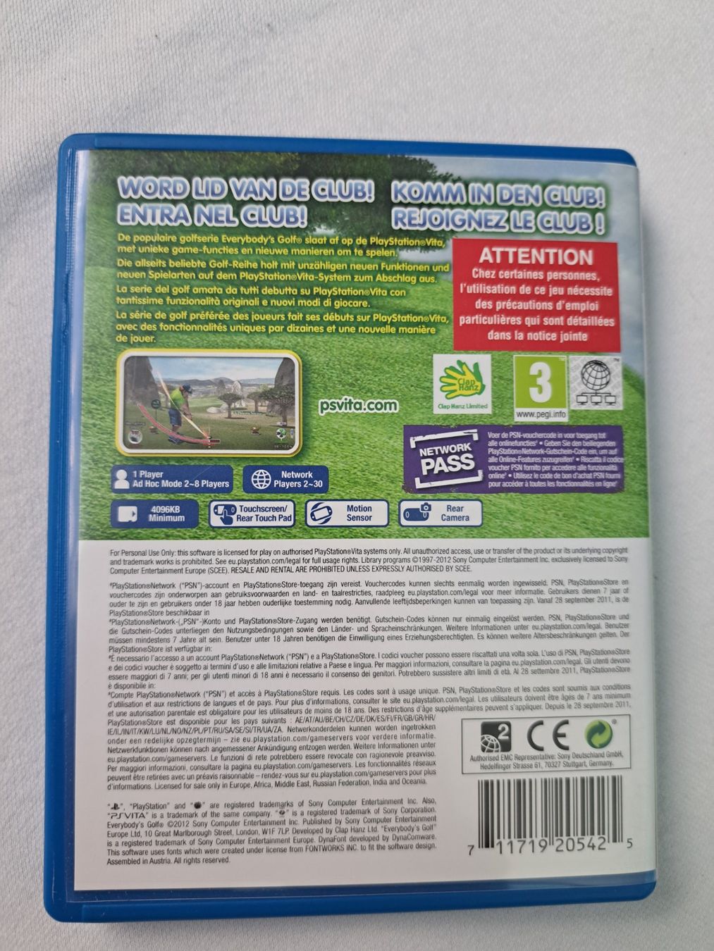 Sony Giochi: Everybody's Golf PS Vita – Usato da Genève venduto da eng_7ylp 1