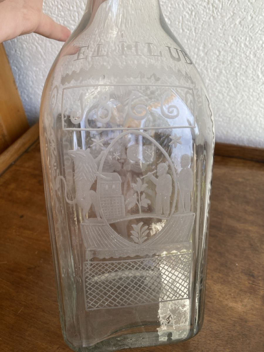 Bottiglie: Antike Taufeflasche von 1866 – Usato da Burgdorf venduto da gre_2ftz 1