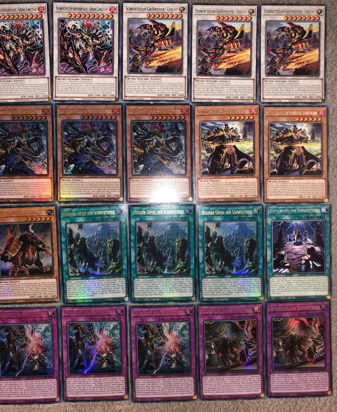 Yugioh Carte collezionabili: YuGiOh Schwertseelen Deck Set – Usato da Altstätten SG venduto da ChangeMaker 3