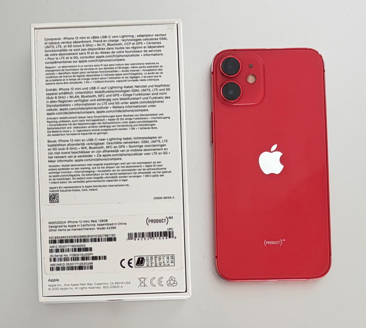Apple Telefoni cellulari / Smartphones: iPhone 12 mini - Red - 128 GB – Usato da Abtwil SG venduto da Gerdgerdes 1
