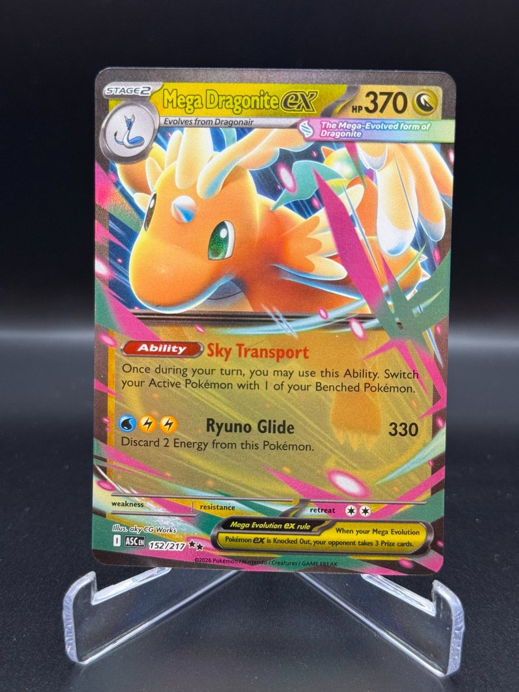 Pokémon Sammelbilder & Trading cards: Mega Dragonite ex (ASC 152) – Gebraucht aus Birmensdorf ZH von SnorlaxMail