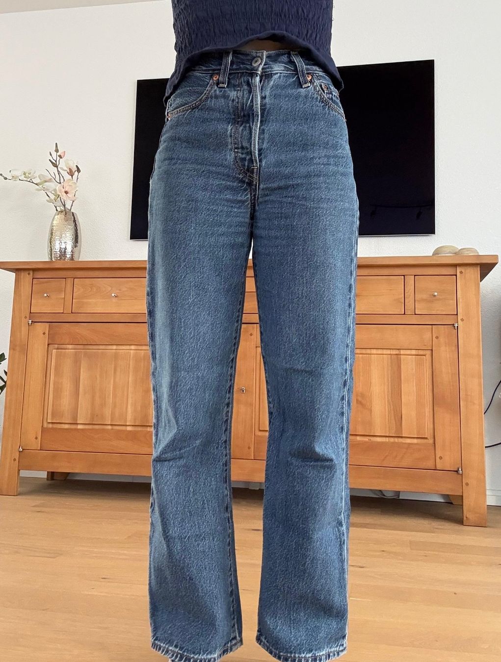 Levi's Jeans: Jenas Ribcage Straight Ankle Jeans – Usato da Egnach venduto da SelinaB. 3