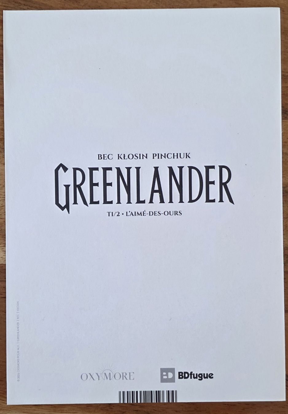 BD: Ex-Libris Greenlander 21X15 CM – Neuf (Voir description) à Dorénaz par DaWiiD 1