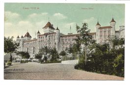 Caux (VD) Grand Hôtel Palace - Gartenanlage - 1909